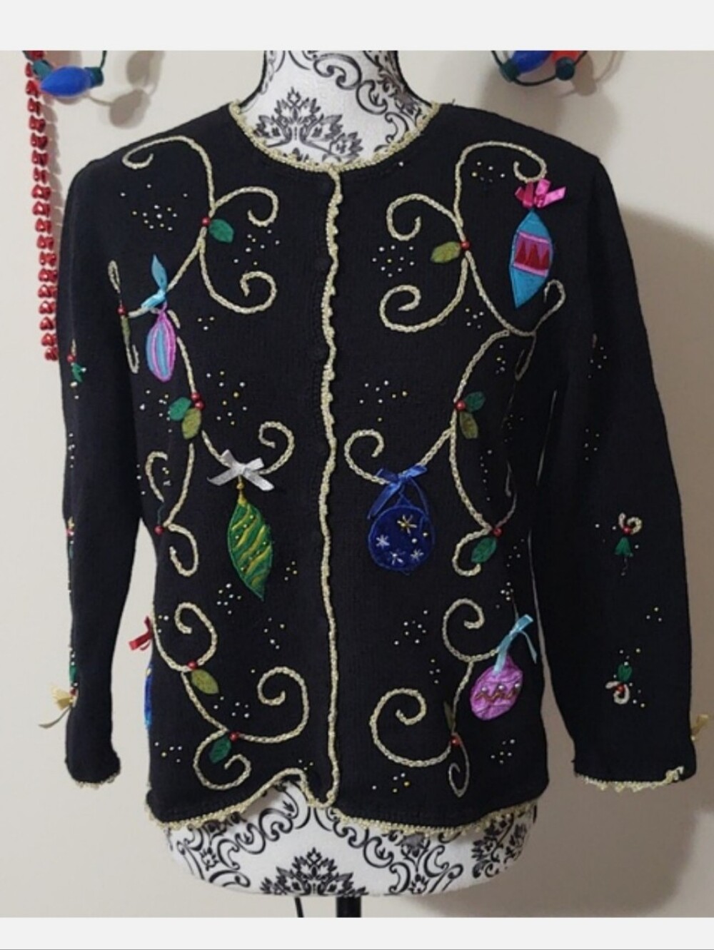 Sweater Christmas Ornaments by Designers Originals Studio Joy Medium